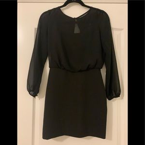 Banana republic black cocktail dress 0P